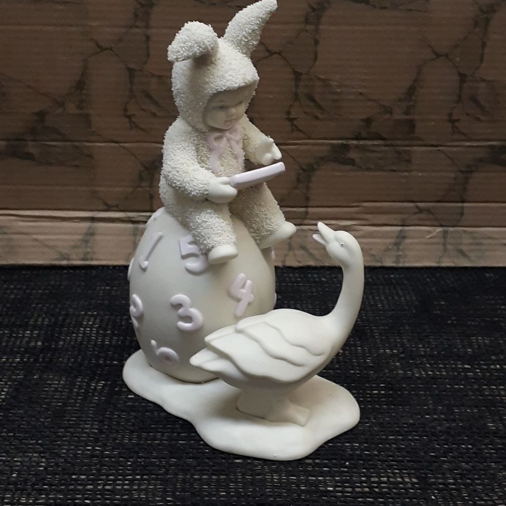 Dept. 56 / Snowbabies "COUNTING THE‎ DAYS 'TIL EASTER " ~ 6 1/2" Tall